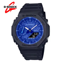 G-SHOCK GA 2100 Watches for Men Purple Sports Casual Fashion Quartz Multi-Function Multi-color Shockproof LED Dual Display Watch