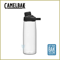 【CAMELBAK】750ml 戶外運動水瓶 晶透白(RENEW/磁吸蓋/戶外水瓶)