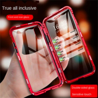 360 Cover Metal FOR VIVO V20SE Y20 Y70S S7 Y17 Y11 Y12 Y15 Y50 Y30 Y5S X50 X30 S6 5G STOCK HARD GLASS MAGNETIC MOBILE PHONE CASE
