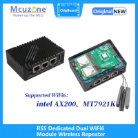 WiFi6 Wireless Repeater NanoPi R5S Dedicated Dual WiFi6 module MT7921k AX200