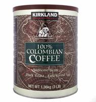 【現貨】Kirkland Signature 科克蘭 哥倫比亞濾泡式咖啡 1.36公斤