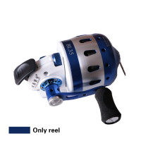 Fishing spincast reel 6 1BB bl35 closed metal spool with wristband 5 # PE line 55m
