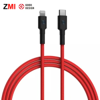 ZMI USB-C To Lightning Type C For Lightning MFI Certified 3A 18W Fast Charge PD For iPhone+Ipad Data Cable Charging Cable