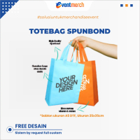 TOTEBAG SPUNBOND FURING CUSTOM Kanvas Plastik Wanita