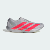 【adidas 愛迪達】ADIZERO ADIOS 9 跑鞋(IH5746 男鞋 運動鞋 輕量薄底 慢跑鞋 銀灰色)