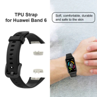 Smart Watch Band Soft Comfortable TPU Wristband Replacement Accessories for HUAWEI Band 6 for HONOR Band 6