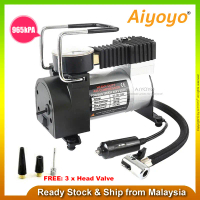 12V 965kPA Electric Auto Car Air Compressor Pump Tyre Inflator Portable Emergency Motorcycle Vehicle