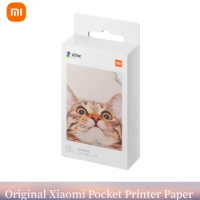 Original Xiaomi Pocket Printer Paper Self-adhesive Photo Print 50pcs Sheets Xiaomi 3-inch Mini Pocket Photo Printer