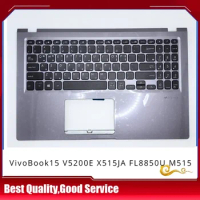 New/org For ASUS VivoBook15 V5200E X515 X515JA FL8850U M515 Palmrest KR Korean keyboard upper cover C shell,Gray