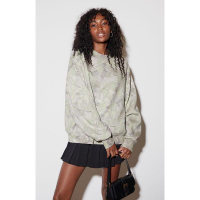 PacSun ผู้หญิงต้นไม้ Camo ลูกเรือคอเสื้อยืด