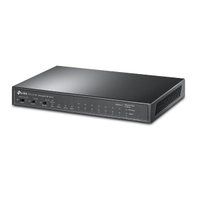 TP-LINK 8埠 10/100Mbps + 3埠 Gigabit 桌上型交換器(含8埠PoE+) TL-SL1311MP(UN)
