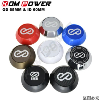 4PCS 65MM/60MM Rim Cap ENKEI Sticker Wheel Cover Caps Sport Rim Hub Cap Silver &amp; Black &amp; White &amp; Bronze &amp; Blue &amp; Red