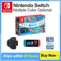 Nintendo Switch Sports Limited Edition Game Console with 6.2 Inch LCD Screen 4.5 to 9 Hours Battery Life Multi Console Edition