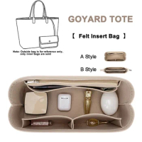 Felt Insert Bag Organizer, Handbag &amp; Tote Bag, Perfect for Brand Women's Handbags For Goyard LV Neverfull And More