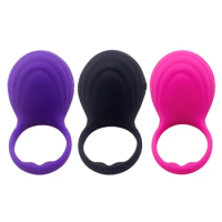 10 Vibration Modes Penis Ring Vibrating Sex Toy Rechargeable Clitoral Massager