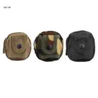 Tactic Sling Shoot Bag Sling Shoot Balls Waist Bag Compact Belt Sling Shoot Holder for Outdoor Hunting Sport M89D