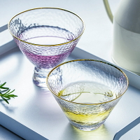 日式錘紋玻璃杯創意啤酒杯個性潮流家用杯子ins風水杯果汁牛奶杯