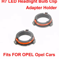 2PCS H7 LED Headlight Kit Bulb Lamp Light Clip Holder Adapter Base Retainer Container Socket Qualified Works Fits For OPEL Opel