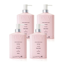【澳洲Dr. V -即期品】專業級配方-純淨溫和沐浴乳-( 4入組-750ml/瓶) 即期品-2026年5月到期
