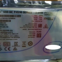 for 2TB Intel SSD P4510 Series DC NVME U.2 2.5" SSDPE2KX020T8 Solid State Drive