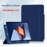 Case For Huawei MateBook E GO 12.35 inch Tablet PC PU Smart Shell Stand Cover GK-G58/G56/W76 Strong Magnetic Adsorption Cases