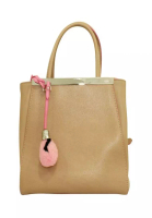 Fendi Brown Petit 2 Jours手提包和粉紅色的魅力