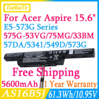 AS16B5J AS16B8J Laptop Battery For Acer Aspire E5-575G 53G E5 575G 75D 33BM 57D4 5341 F5-573G 31CR19/66-2 3INR19/66-2 Notebook
