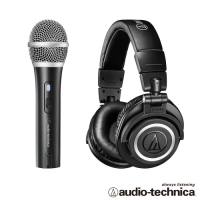 audio-technica 心型指向性動圈USB/XLR麥克風 ATR2100XUSB+ 專業型監聽耳機 ATHM50x