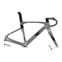 TWITTER XC carbon fiber road bike frame disc brake 700C barrel pumping 12*142mm gravel bike frame carbon road bike frame