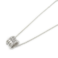 【二手名牌BRAND OFF】BVLGARI 寶格麗 18K 白金 B-zero 1 項鍊