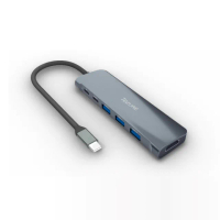 【TeZURE】八合一USB Type-C Hub多功能集線器 轉接器(HDMI/USB3.0/充電傳輸/SD/TF讀卡)