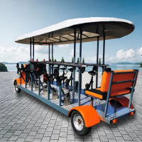 Electric Party bike Pub Bike Pedal pub Cycle Leisure Sightseeing City Bus Beer Bike for sale