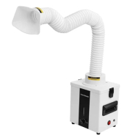 Strong Suction Solder Fume Extractor Mini Desktop Soldering Smoke Absorber Fume Extractions Purifier for Welding and Repairing