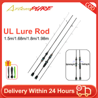 Artemis Rod Spinning Casting Rod Fishing Rod Joran Pancing UL Power Solid Carbon Fiber BC Fishing Ro