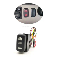 1PC Car FAN DRL Garage door Mirror heating Fog Lights Front Camera Switch Button Use For Mitsubishi ASX Lancer Pajero V73 V93