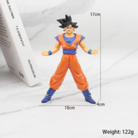 Anime Dragon Ball Z Super Saiyan Son Goku Jirens Anime Action Figure Model Gifts Collectible Figurines for Kids 18cm