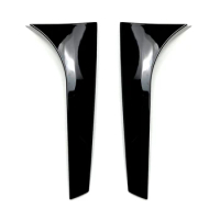 Glossy black/Carbon look Car Rear Window Spoiler Side Wing Cover Trim For Mercedes-Benz B-Class B180 B200 W246 2012-2018
