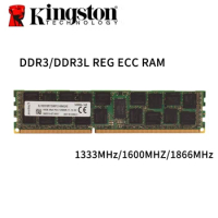 Kingston DDR3 DDR3L 4GB 8GB 16GB 32GB 64GB 1333MHz 1600MHz 1866MHz ECC REG 2RX4 PC3-12800R Server Memory