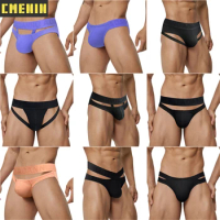 CMENIN Fashion Solid Color Men Underwear Cotton Breathable Sexy Men's Briefs Panties Male Underpants Low Waist Gays Men Briefs