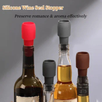 3pcs Silicone Wine stopper Beverage Bottle Leak Proof Champagne Bottles Sealer Stoppers Wine Saver Stopper Reusable