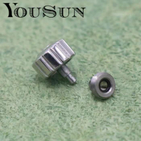 Watch Accessories 7MM All Steel Head Adjustment Time Button For Omega Parts Tools