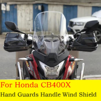 For Honda CB400X Handguard Aluminum CB400F Motorcycle Hand Guard Protection Handle Windshield Protector Accessories Universal