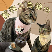 『台灣x現貨秒出』貓咪/鯛魚燒 手作寵物三角領巾 寵物項圈 貓咪項圈 狗項圈 貓咪頸部裝飾 過年頸圈