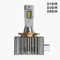 Palam Terus Kedudukan Asal D Siri Lampu Depan LED Kereta D1S Mentol D3S/D8S D2SD4SD5S Kecerahan Ting