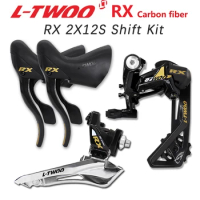 LTWOO RX 2X12 Speed Road Groupset 12V Carbon Fibre Shifter Carbon Fibre Rear Derailleurs Front Derailleurs for Road Bike Parts