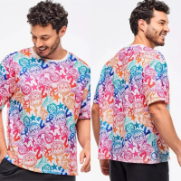 Zumba Wear áo lưới Zumba Libre Boxy mới, màu trắng/hồng