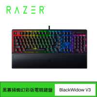 Razer 雷蛇 BlackWidow V3 黑寡婦蜘蛛 V3 幻彩版機械電競鍵盤 (黃軸/中文)