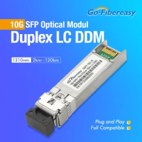 SFP 10Gb LR Transceiver Module 10km Dual LC Single-mode 1310nm DDM SFP Module For Ubiquiti/Cisco/Zyxel/TP-link Optical Equipment