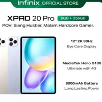 INFINIX XPAD 20 PRO 8/256 GARANSI RESMI INFINIX GREY