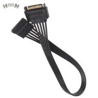 30CM SATA 15Pin Male to Female Power Extension Cable HDD SSD Power Supply Cable SATA Power Cable for PC